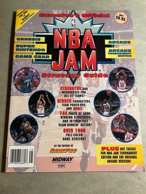 Gamepro's Official NBA Jam Strategy Guide SNES Genesis Infotainment 1994