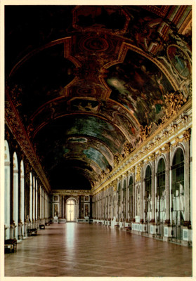 PALAIS DE VERSAILLES, Galerie des Glaces, Mansard, Le Brun Postcard
