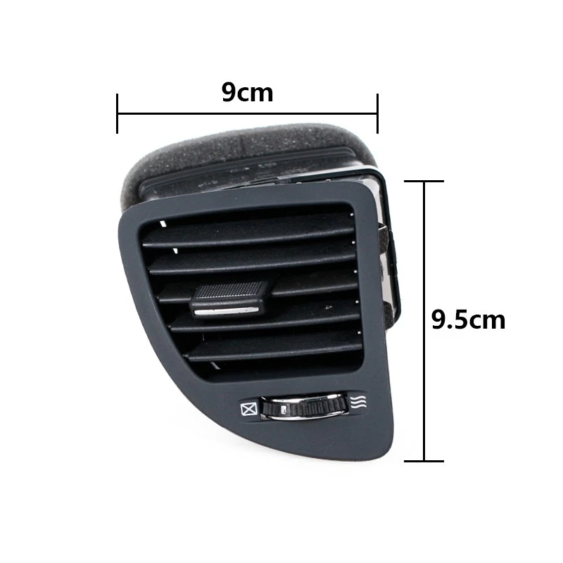 Rejilla de salida de aire acondicionado para salpicadero de 2 piezas para Kia Sportage 2005-2009 Foto 2 de 4