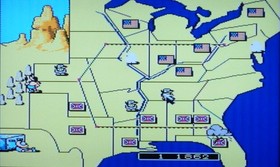 (cassette/instruction only) NORTH&SOUTH Waku Waku Civil War Famicom FC