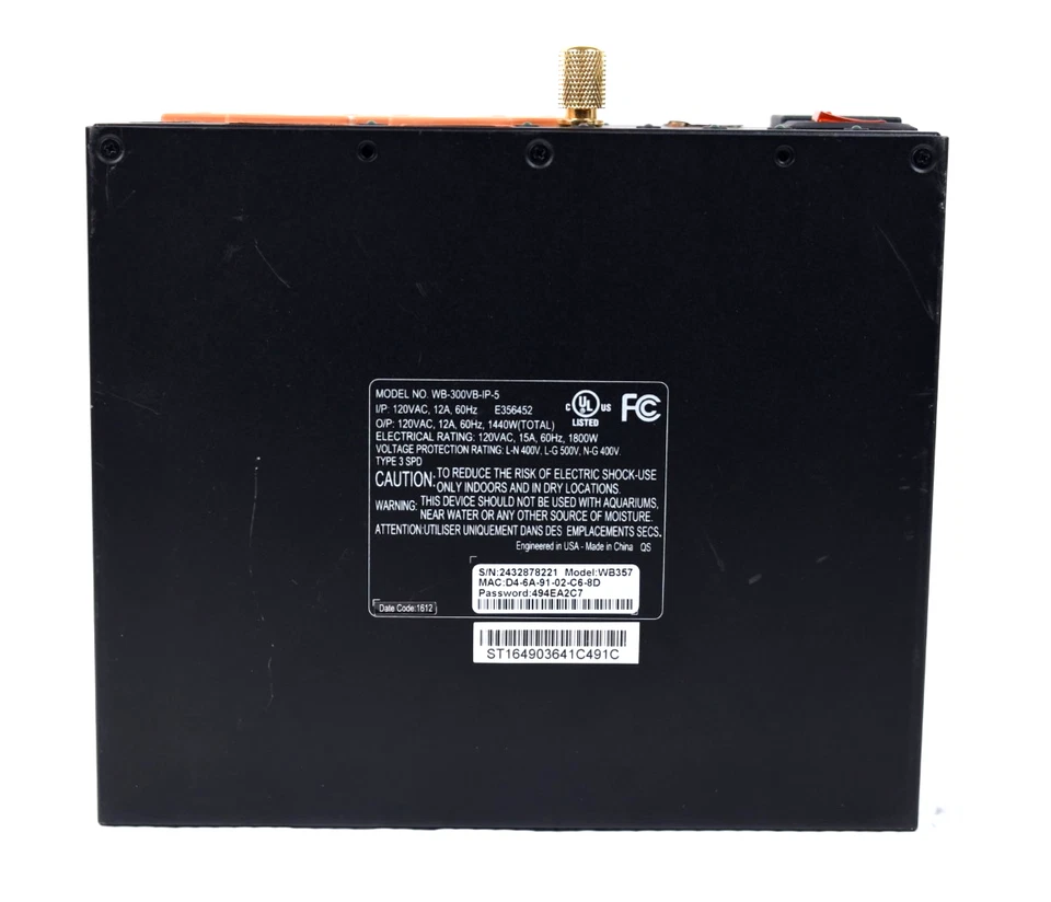 Wattbox WB-300VB-IP-5 with OvrC Home, 5-Outlets u58 - Image 3 of 4