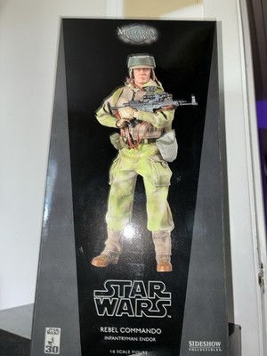 Sideshow Collectibles Star Wars Rebel Commando Endor Militaries 2005 ROTJ