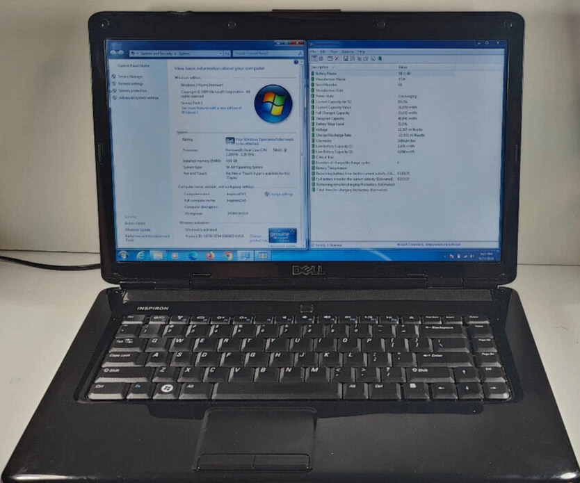 Dell Inspiron 1545 Windows 7 Intel Pentium PC Laptops & Netbooks