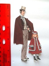 3D UPick Victorian Vintage Women Gentleman Children Scrapbook Card Embellishment