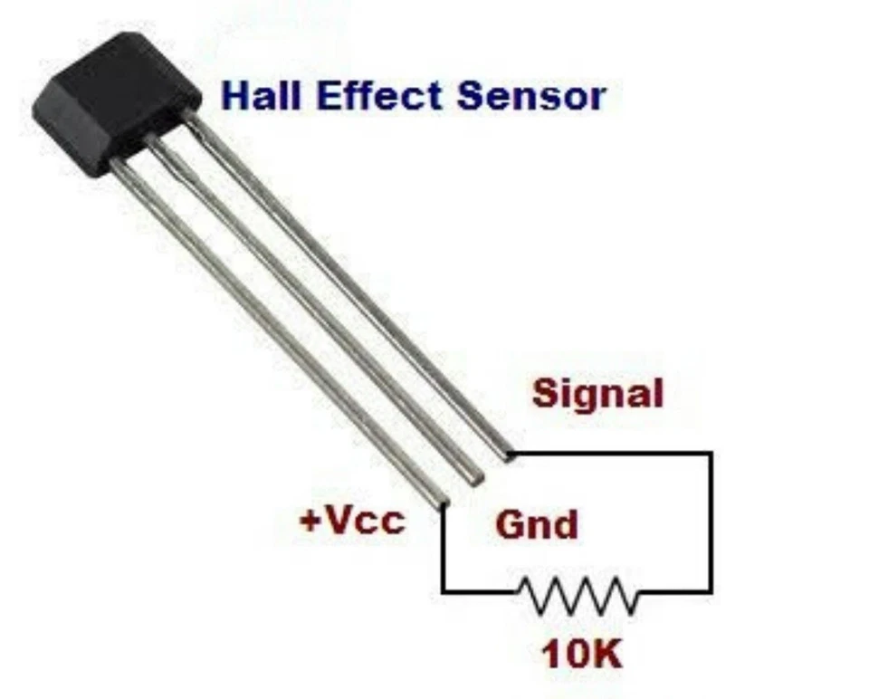 5 x A3144 3144E OH3144 Y3144 Hall Effect Sensor Switch ICs Magnetic Detector - Image 2 of 2