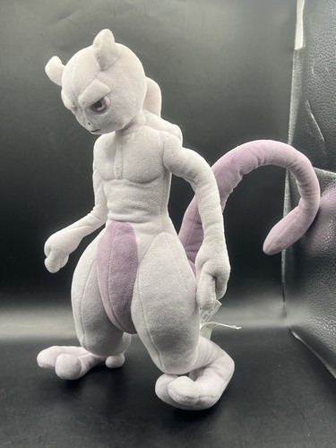 Pokemon Detective Pikachu MEWTWO Poké Plush Stuffed Toy WCT - 14 In.