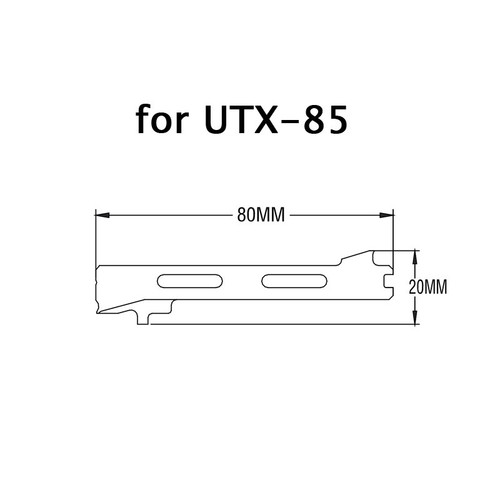 1PC SUS 416 Slide for Microtech UTX85 OTF Spring Switch Accessories - Picture 2 of 5
