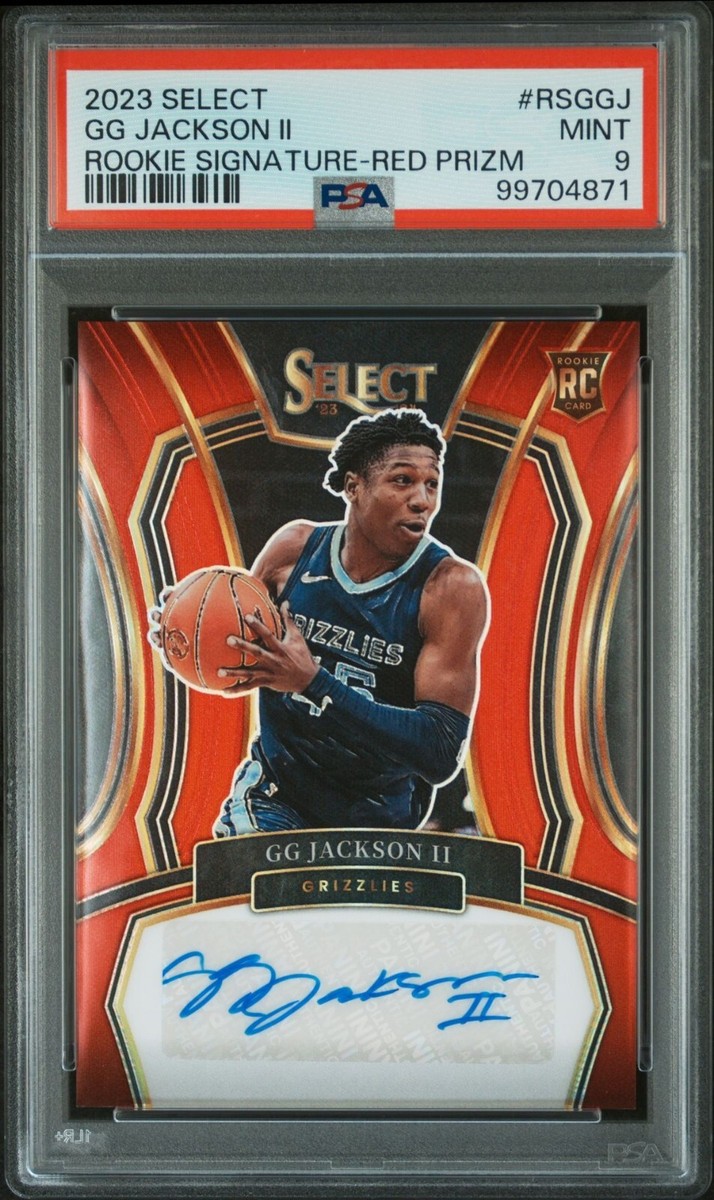 Jace Jung& Zack Gelof 直筆サイン スーパープロスペ 2023-24 Panini Select - Rookie Signatures GG Jackson #RS-GGJ Red