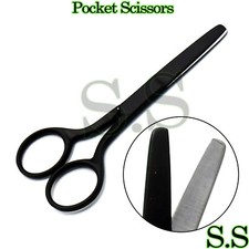 Nursing Stainless Steel Pocket Scissors Black Color Surgical Instrument BTS-209