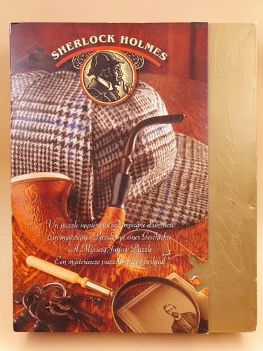 Antique BEPUZZLED Classics SHERLOCK HOLMES-A Mystery JIGSAW PUZZLE-1000 Piece - Picture 2 of 6