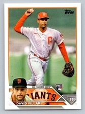 2023 Topps David Villar #277 Rookie RC San Francisco Giants
