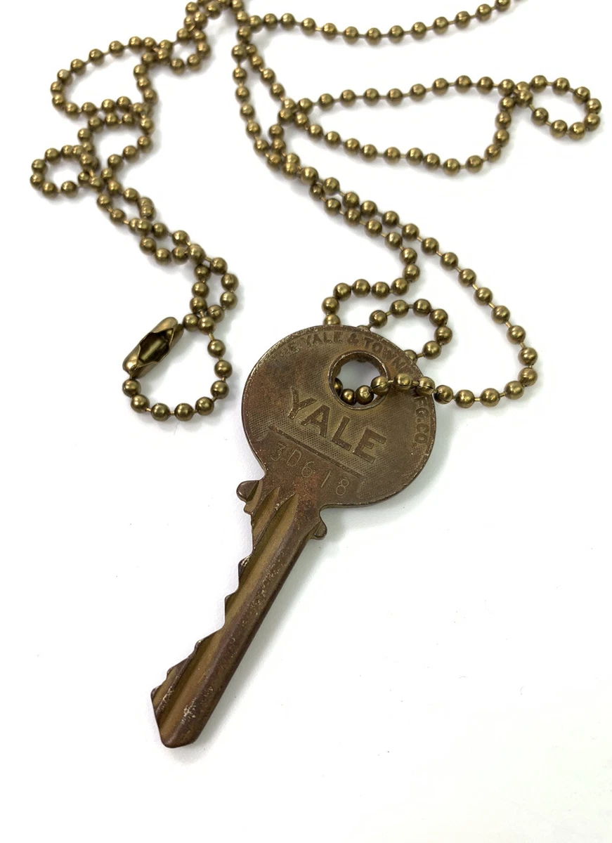 Antique shop key necklace