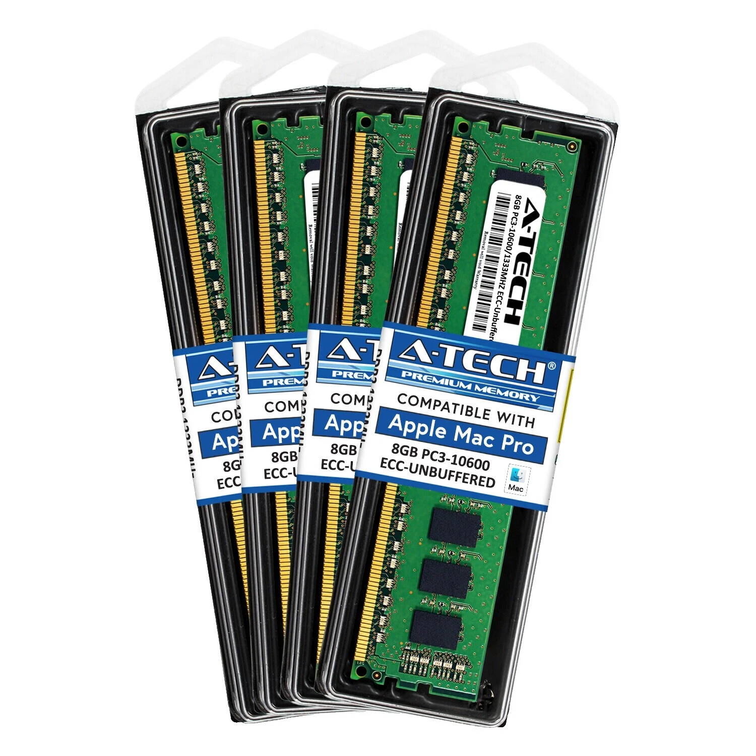 8 GB Total Capacity DDR3 SDRAM Computer Memory (RAM) 4 Modules