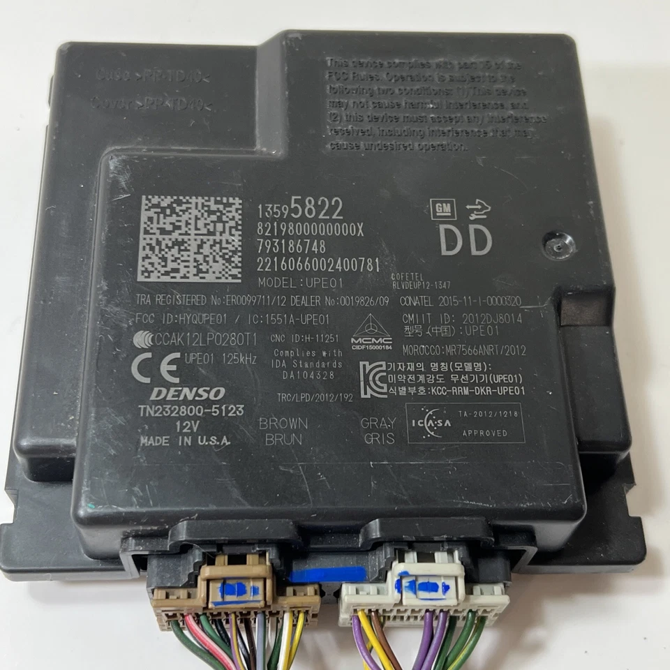 Módulo de entrada sin llave Buick Envision 2017 13595822 OEM Foto 2 de 4