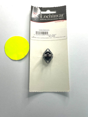 LOCHINVAR ROLLOUT SWITCH 100208181 MANUAL RESET OAD OF 7'' X 3'' X 1-3/4''