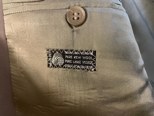 MANI CLOTHING LABEL FROM A MEN'S SUIT - USED