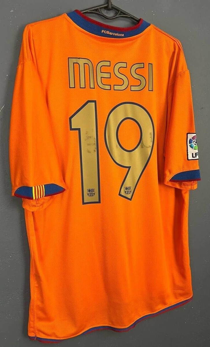 LIONEL MESSI #19 MEN FC BARCELONA 2006/2008 SOCCER FOOTBALL SHIRT