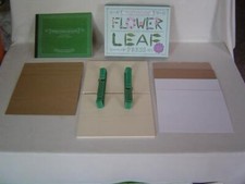 FLOWER AND LEAF PRESS Kit w/ Seasonal Projects How To Book by Gabriela Delworth