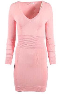 LA PERLA ROSA STRICK MINIKLEID XSMALL