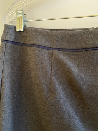 Boden Ponte Straight Skirt Grey, Cotton Blend, Size 12L, NEW no tags - 第 2/5 張圖片