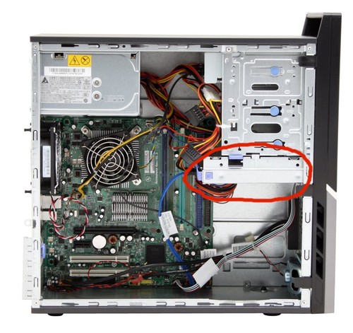 Lenovo 3000 J200 ThinkCentre A55 M58 Desktop 3.5" Hard Drive Caddy Metal Cage - Picture 7 of 8