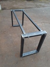 METAL TABLE FRAME WITH DOUBLE SUPPORTBAR STEEL DESK BAR BREAKFAST ISLAND 