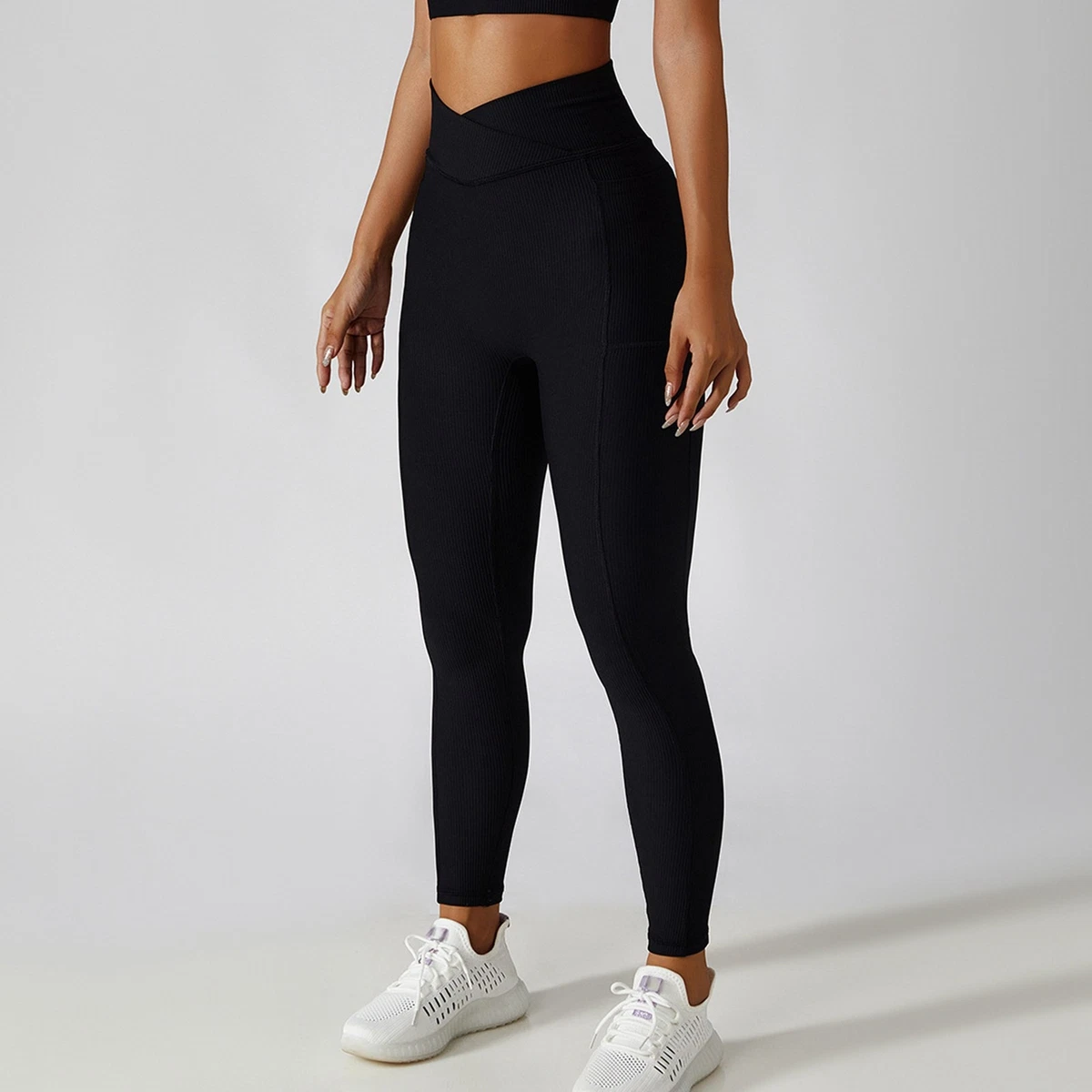 Yoga Pants Comfy Skinny High Waisted Gym Pants For Women S Black