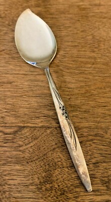 Solid Jelly Server Enchantment Gentle Rose 1960 Oneida Community Silverplate