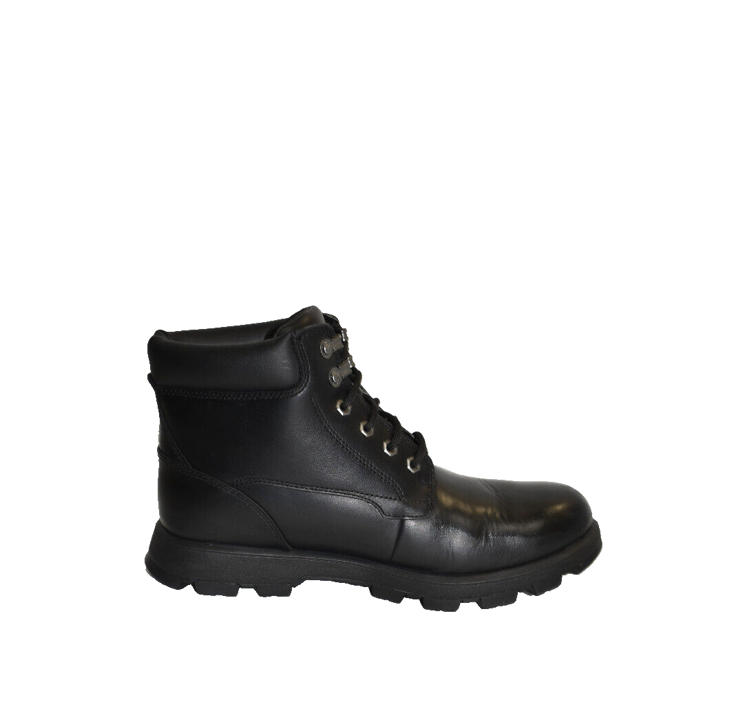 New! UGG Men\'s Stenton Mid Boot Plain Toe Black Size 9 US 1120990 DD403 Amazon.com | UGG Men main image 3