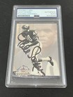 1994 TED WILLIAMS CO. GALE SAYERS SIGNED FOOTBALL CARD AUTO BEARS HOF KU PSA/DNA