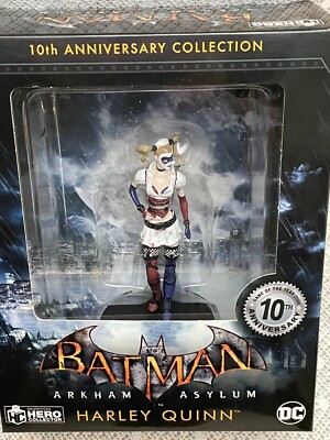 Harley Quinn Figure ~ Batman Arkham Asylum 10th Anniversary Collection Eaglemoss