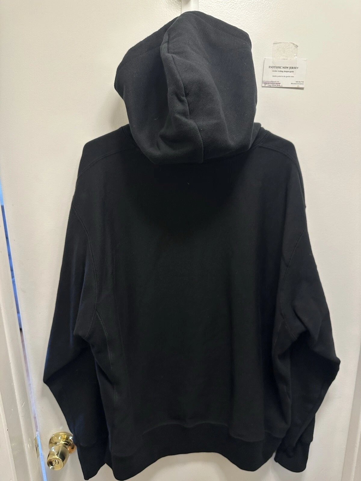 Felpa con cappuccio Champion emotivamente non disponibile nera XL streetwear supreme