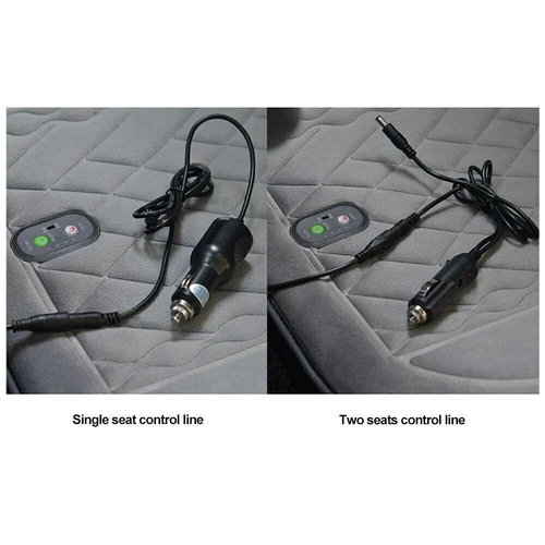 2 Stück Autositz Heizkissen beheizbare sitzauflage mit 12V für Auto Sitzheizung - Bild 10 von 13