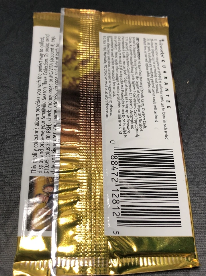 2004 Inkworks Smallville (TV) Season 3 Trading Card Tcg CCG Booster Pack Sealed - Image 2 of 4