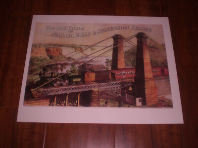 NIAGARA FALLS & SUSPENSION BRIDGE 11x14 PRINT