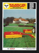 TAARUP 305/306/307/ Y-TINE ROTOR MOWER CONDITIONERS 10 PAGE BROCHURE