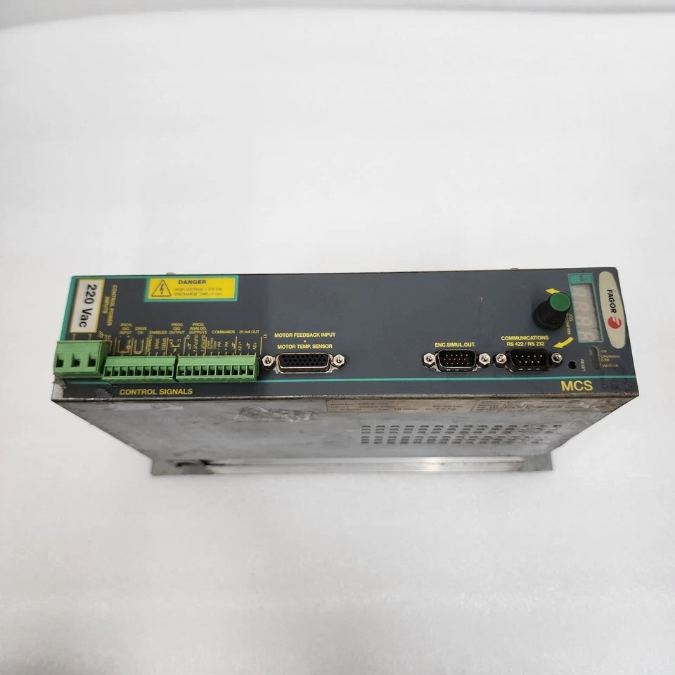 FAGOR MCS-10L AC SERVO DRIVE 3X220V AC - Image 2 of 4