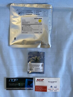 KONICA Yellow developer BAG & CHIP C360 C224 C284 C364 C454 C554 C458 DV512Y.