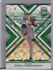 2016 PANINI ELITE #46 DREW HARRINGTON ROOKIE RC DIE-CUT ATLANTA BRAVES 32/49