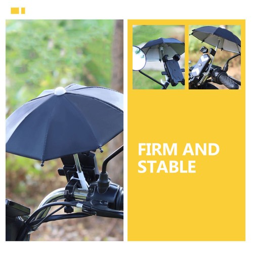 4 Pcs Small Umbrella Toys Motorcycle Mini Umbrellas for Phone Use - 第 2/12 張圖片
