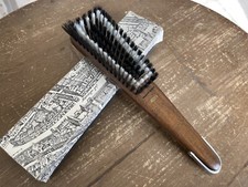 Vintage HICKOK West Germany Clothes/Shoe/Lint Brush Plain Hide 7910 w/ Box