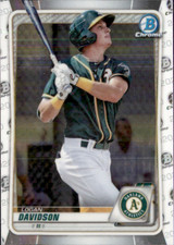 2020 BOWMAN CHROME PROSPECT OAKLAND ATHLETICS - LOGAN DAVIDSON #BCP-88