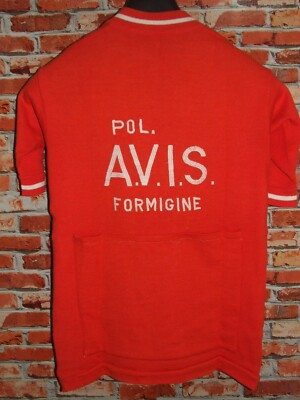 Eroica Maillot Shirt Vélo Cyclisme Vintage 70'S Reggio E. 50