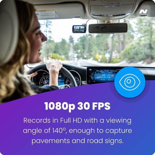 222XR Dash Cam Anteriore e Posteriore Bundle - Registrazione HD Full 1080P/30Fps, 140° 6 Lan - Foto 4 di 9