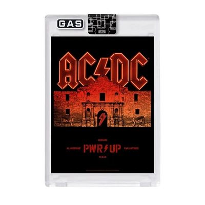OFFICIAL AC/DC GAS Trading Card SAN ANTONIO 07/24/2026 G. Peveto - Image 1 of 2