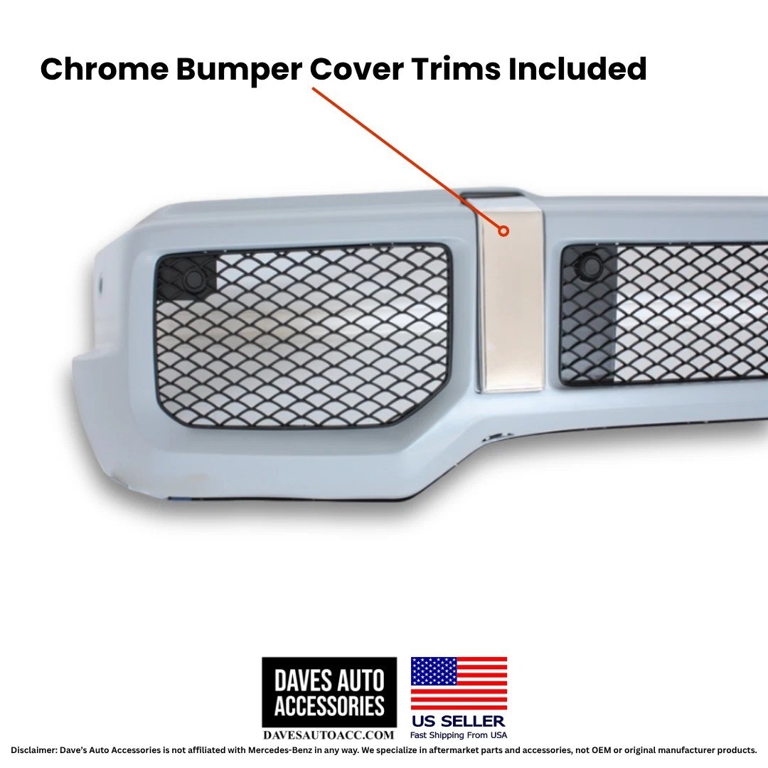 G63 Bumper AMG Front Bumper Set Cover Brabus G-Wagon G500 G55 G550 G65