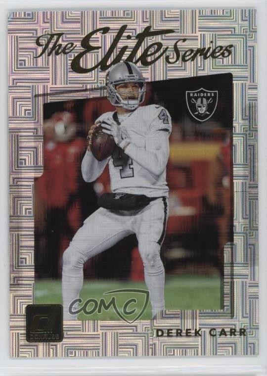2017 Panini Donruss The Elite Series Derek Carr #28 1pf9