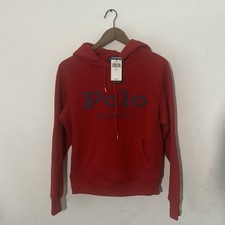 Polo Ralph Lauren Sweatshirt Hoodie Size Small Red Women s