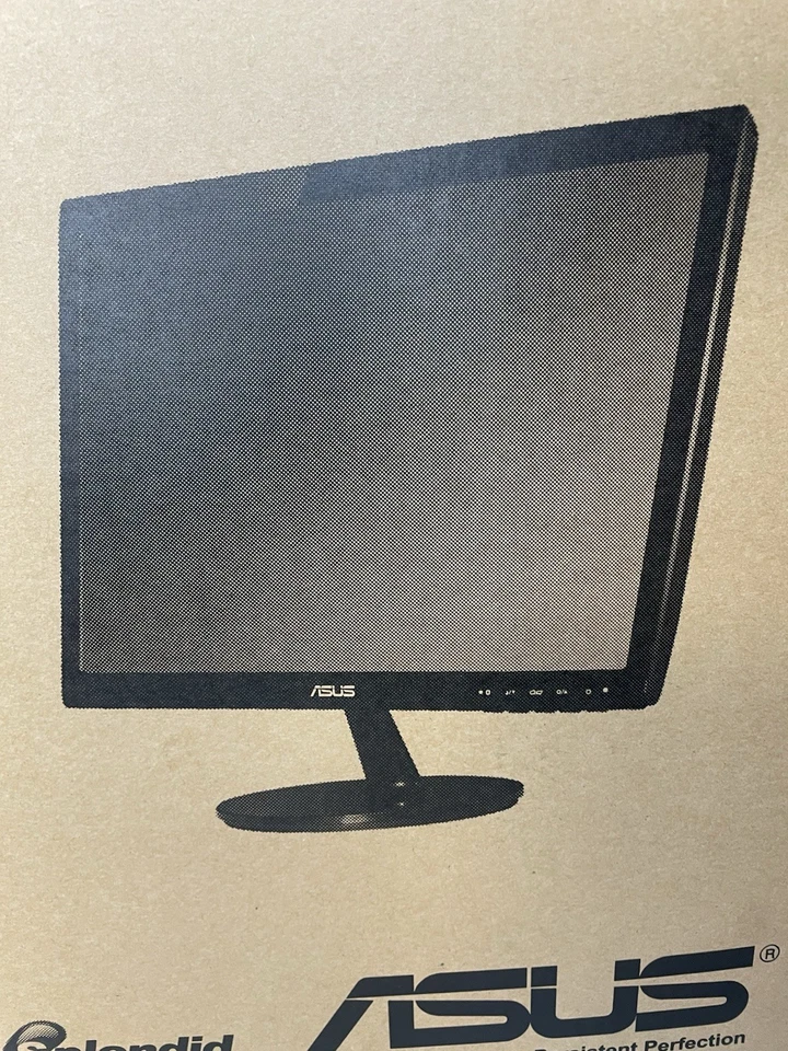Asus VS207T 20" Widescreen LCD Monitor - New Open Box Missing Bottom Stand - Image 2 of 4