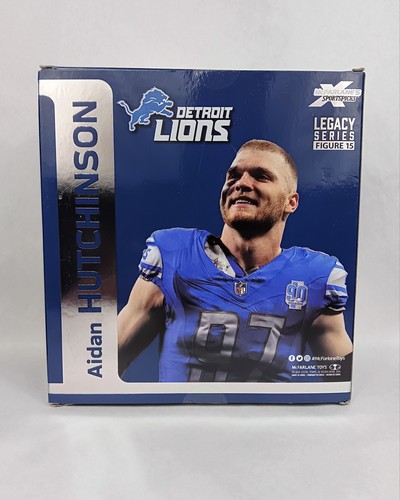 Aidan Hutchinson NFL 7" Figure McFarlane SportsPicks 2024 Detroit Lions - Picture 10 of 16